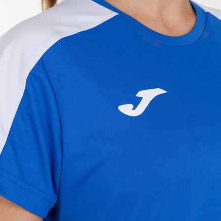 Футболка ігрова Joma ACADEMY III 901141.702 жіноча колір: синій/білий