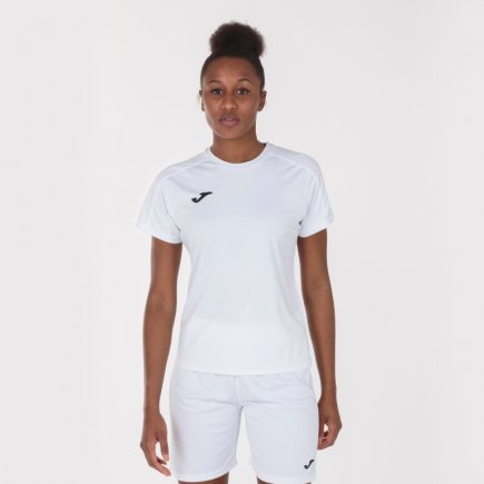 Футболка ігрова Joma ACADEMY III 901141.200 жіноча колір: білий