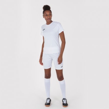 Футболка ігрова Joma ACADEMY III 901141.200 жіноча колір: білий