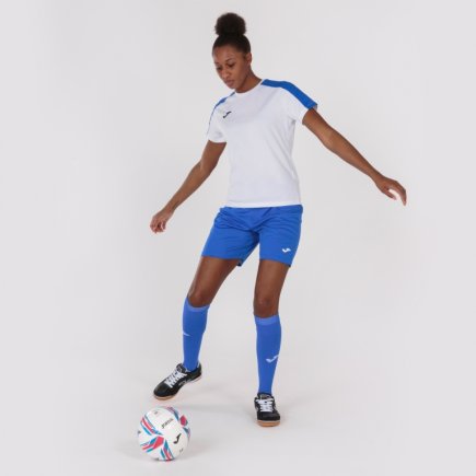 Футболка игровая Joma ACADEMY III 901141.207 женская цвет: белый/синий