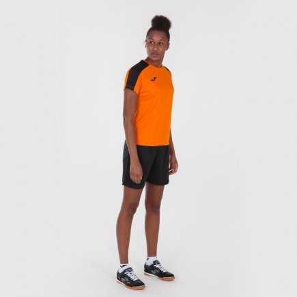 Футболка ігрова Joma ACADEMY III 901141.881 жіноча колір: помаранчевий/чорний