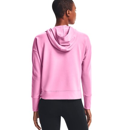 Худи Under Armour Rival Terry Taped Hoodie-PNK 1360904-680 женское