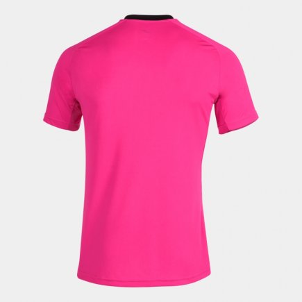 Футболка ігрова Joma TIGER III 101903.031 колір: рожевий/чорний