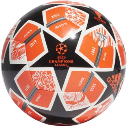 Мяч футбольный Adidas Finale 21 20th Anniversary UCL Club GK3470 размер 4
