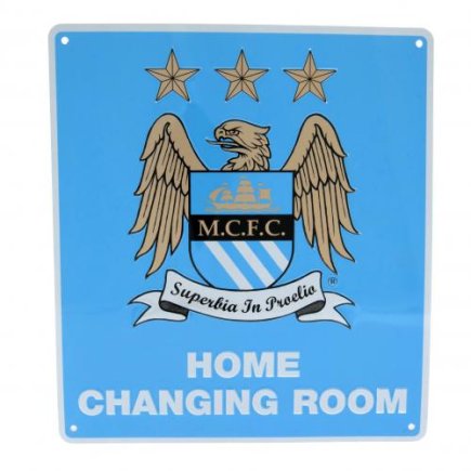 Табличка Manchester City F.C. Home Changing Room Sign