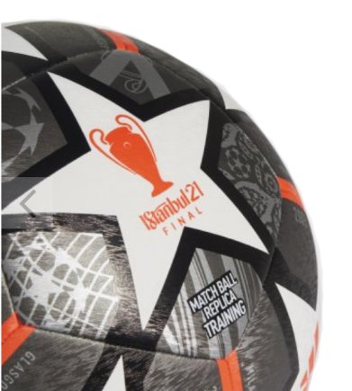 Мяч футбольный Adidas Finale 21 20th Anniversary UCL Texture Training размер 4