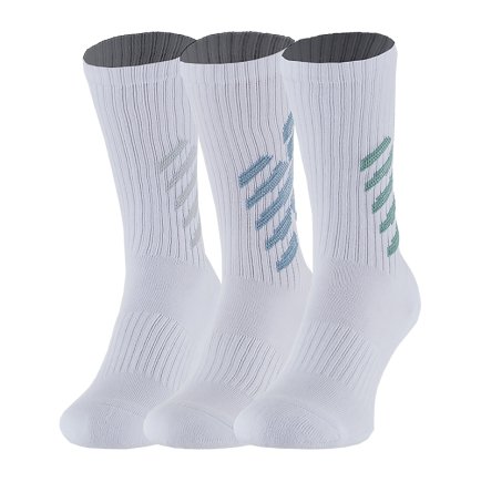 Шкарпетки New Balance Big logo 3 Pair Crew LAS02563WT