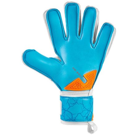 Вратарские перчатки HO SOCCER ONE FLAT NEON BLUE