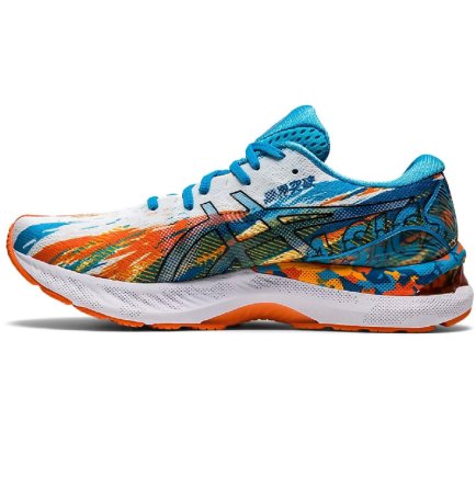 Кросівки Asics GEL-NIMBUS 23 1011B153-400 колір: голуб/білий/помаранчевий