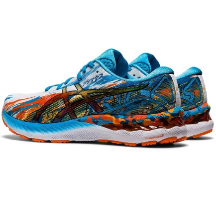 Кросівки Asics GEL-NIMBUS 23 1011B153-400 колір: голуб/білий/помаранчевий