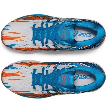 Кросівки Asics GEL-NIMBUS 23 1011B153-400 колір: голуб/білий/помаранчевий