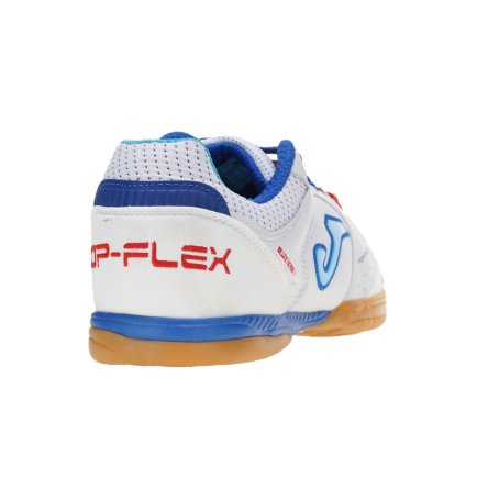 Взуття для залу (футзалки) Joma Top Flex TOPW.402.PS колір: біло-синій (офіційна гарантія)