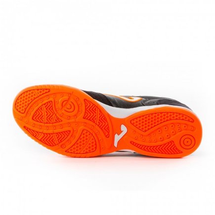 Взуття для залу (футзалки) Joma TOP FLEX TOPW.901.IN колір: чорний/помаранчевий (офіційна гарантія)