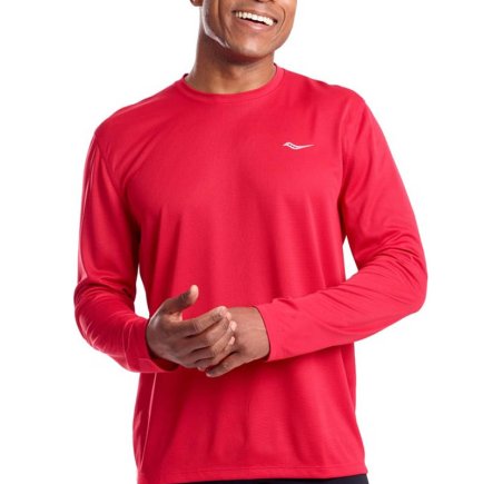 Футболка с длинним рукавом Saucony STOPWATCH LONG SLEEVE SAM800197-RED