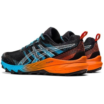 Кроссовки ASICS GEL-Trabuco 9 1011B030-002 цвет: черный/синий/оранжевый