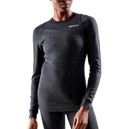Комплект термобелья Craft CORE WOOL MERINO SET W BLACK MELANG 1909710-998000