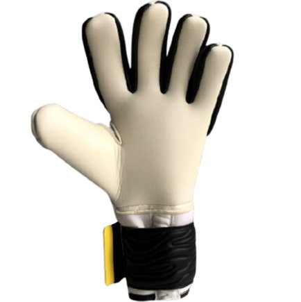Вратарские перчатки Brave GK FURY 2.0 YELLOW цвет: белый/желтый