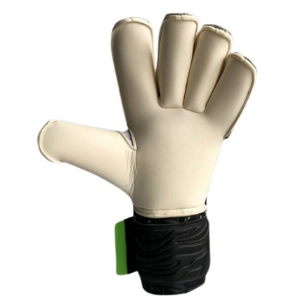Вратарские перчатки Brave GK FURY 2.0 GREEN PAINT DROPS цвет: салатовый/черный