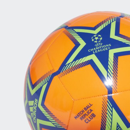 Мяч футбольный Adidas UCL CLUB PYROSTORM GU0203 размер 4