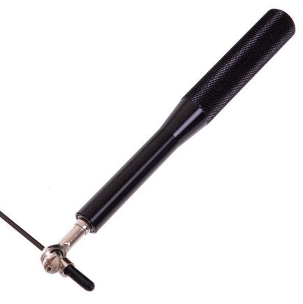 Скакалка скоростная Кроссфит с подшипником, стальным тросом и алюминиевыми ручками 3 м (цвета в ассортименте)