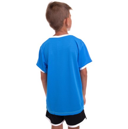 Футбольная форма Lingo детская цвет: голубой/черный