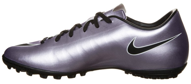 Сороконожки Nike JR Mercurial VICTORY V TF 651641-580 детские цвет: серебристый (официальная гарантия)