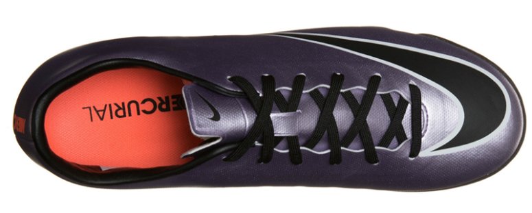 Сороконожки Nike JR Mercurial VICTORY V TF 651641-580 детские цвет: серебристый (официальная гарантия)