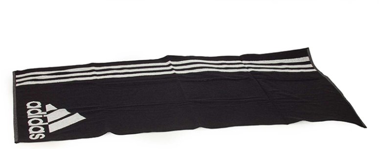 Рушник Adidas TOWEL L AB8008 колір: чорний/білий