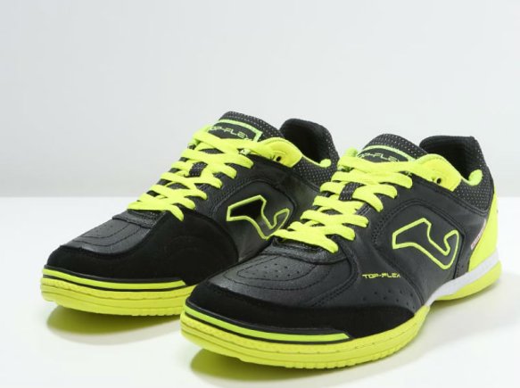 Взуття для залу (футзалки) Joma TOP FLEX 601 TOPS.601.PS колір: чорний/салатовий (офіційна гарантія)
