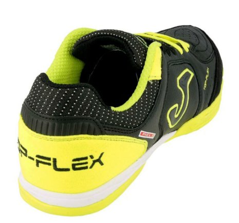 Взуття для залу (футзалки) Joma TOP FLEX 601 TOPS.601.PS колір: чорний/салатовий (офіційна гарантія)