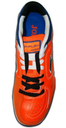 Обувь для зала (футзалки) Joma TOP FLEX 608 TOPS.608.PS цвет: оранжевый/темно-синий (официальная гарантия)