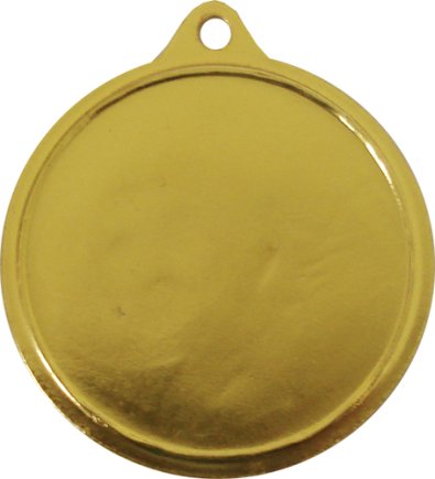 Медаль 45 мм Футбол золото
