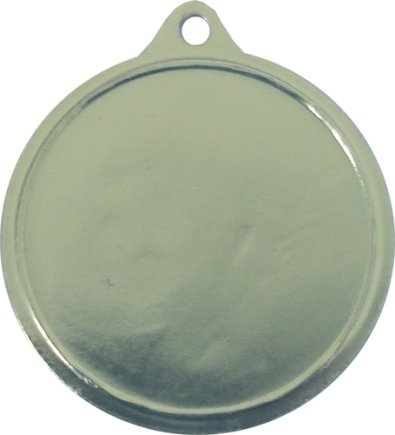 Медаль 45 мм Футбол серебро