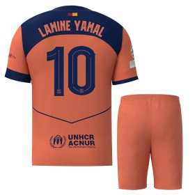 Новая Футбольная форма Барселона Ямал 10 (Barcelona Yamal 10) 2025-2026 игровая/повседневная 16262805 цвет: оранжевый