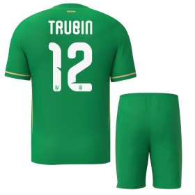 Новая Вратарская футбольная форма Украина Трубин 12 (Ukraine Trubin 12) 2026 игровая/повседневная 16270107 цвет: зеленый