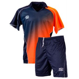 Футбольна форма Europaw mod № 007 темно-синьо-помаранчева